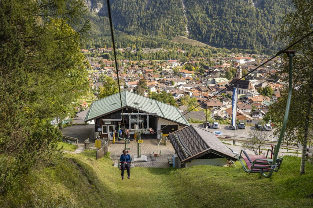 Talstation Sessellift Kranzberg - Mittenwald